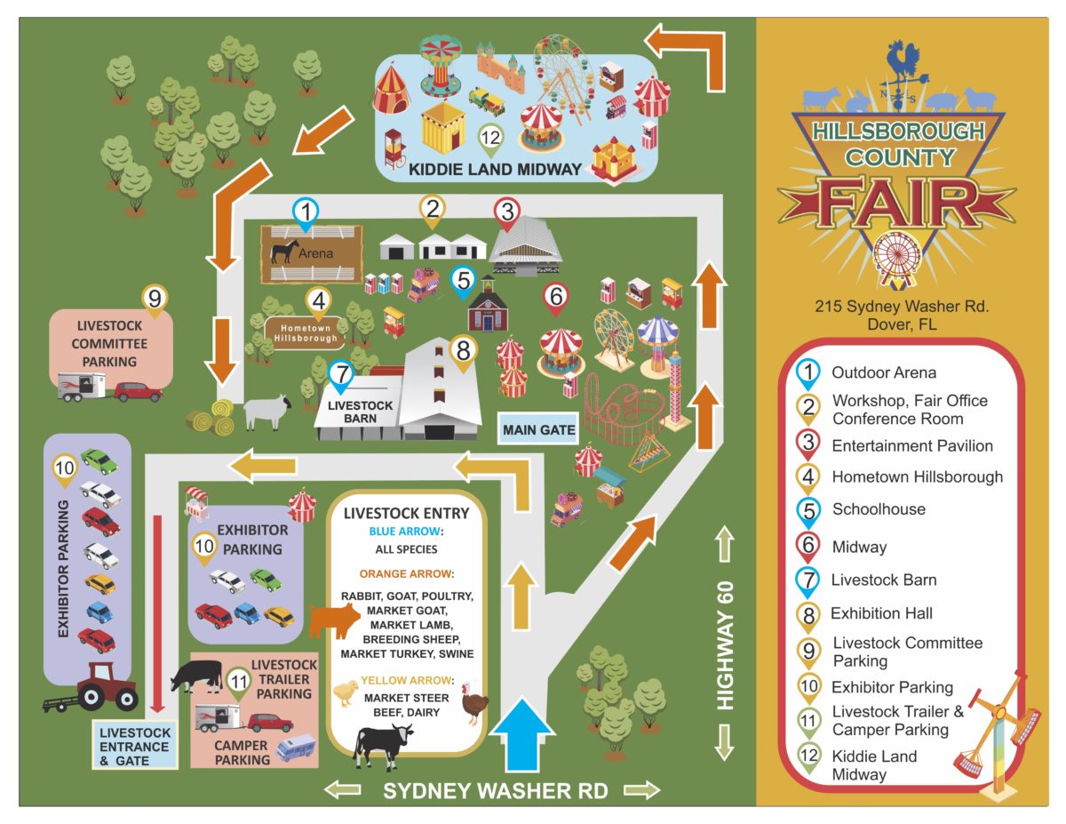 Fair Map Hillsborough County Fair